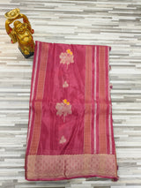 Premium Floral Zari Weave Saree – Traditional Elegance in 7 Colors