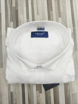 Craze Pure Linen Men’s Shirt – Classic White | Solid Shirt