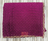 Designer Embroidered Saree Collection – Diamond Pattern with Zari Border