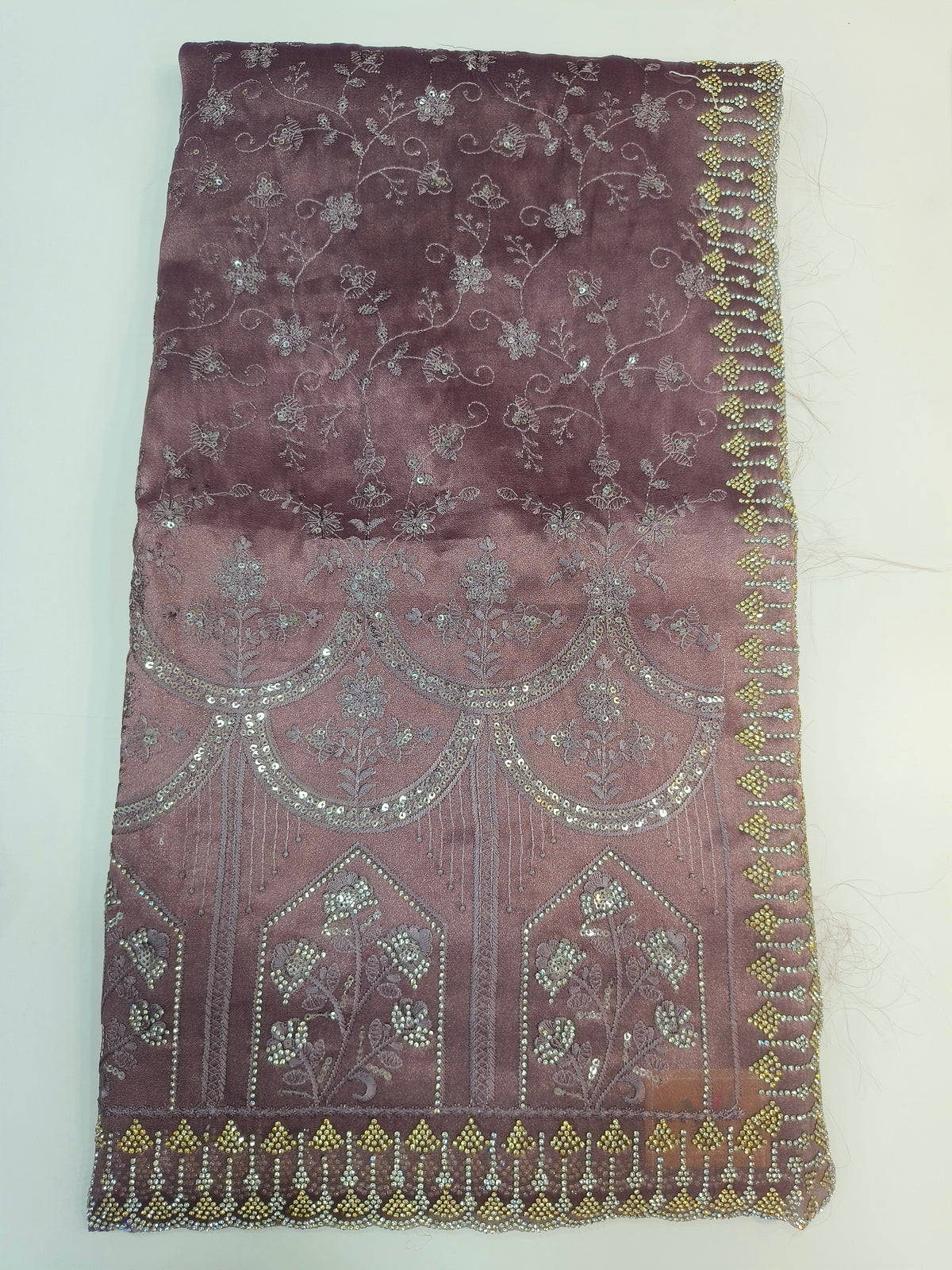 Designer Embroidered Sequin Fabric – Premium Festive & Party Wear