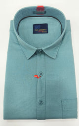 Pan America Legend Men’s 100% Cotton Solid Shirt – Sea Green