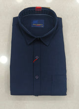Pan America Legend Men’s Solid Navy Blue Shirt