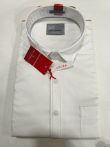 Pan America Legend Lycra Cotton Rich White Formal Shirt