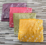 Designer Embroidered Sequins Fabric – Festive & Party Wear