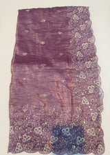 Designer Embroidered Sequins Fabric – Festive & Party Wear