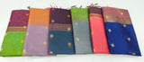 Designer Handloom-Style Saree with Woven Floral Motifs & Contrast Border