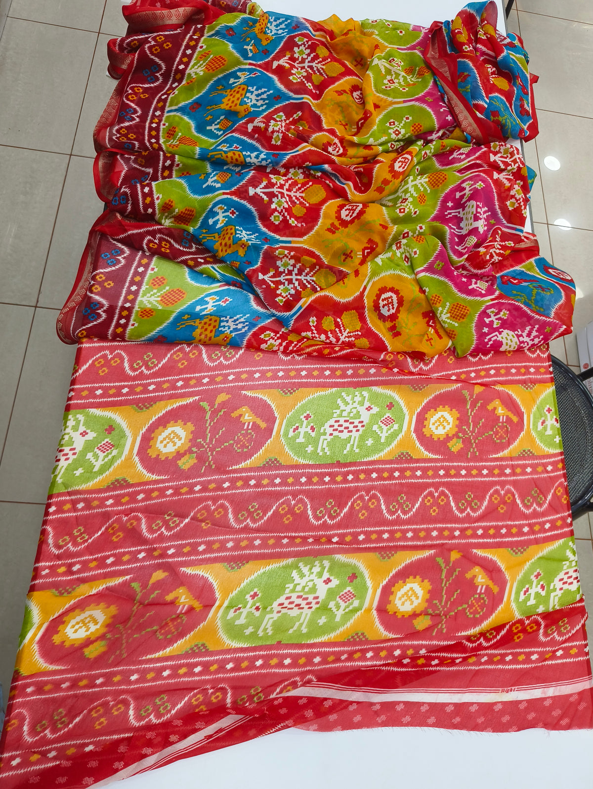 Sree Leela Inspired Multicolor Designer Saree