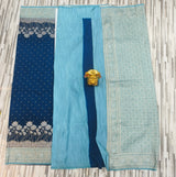 Elegant Floral Jacquard Saree with Rich Decorative Border