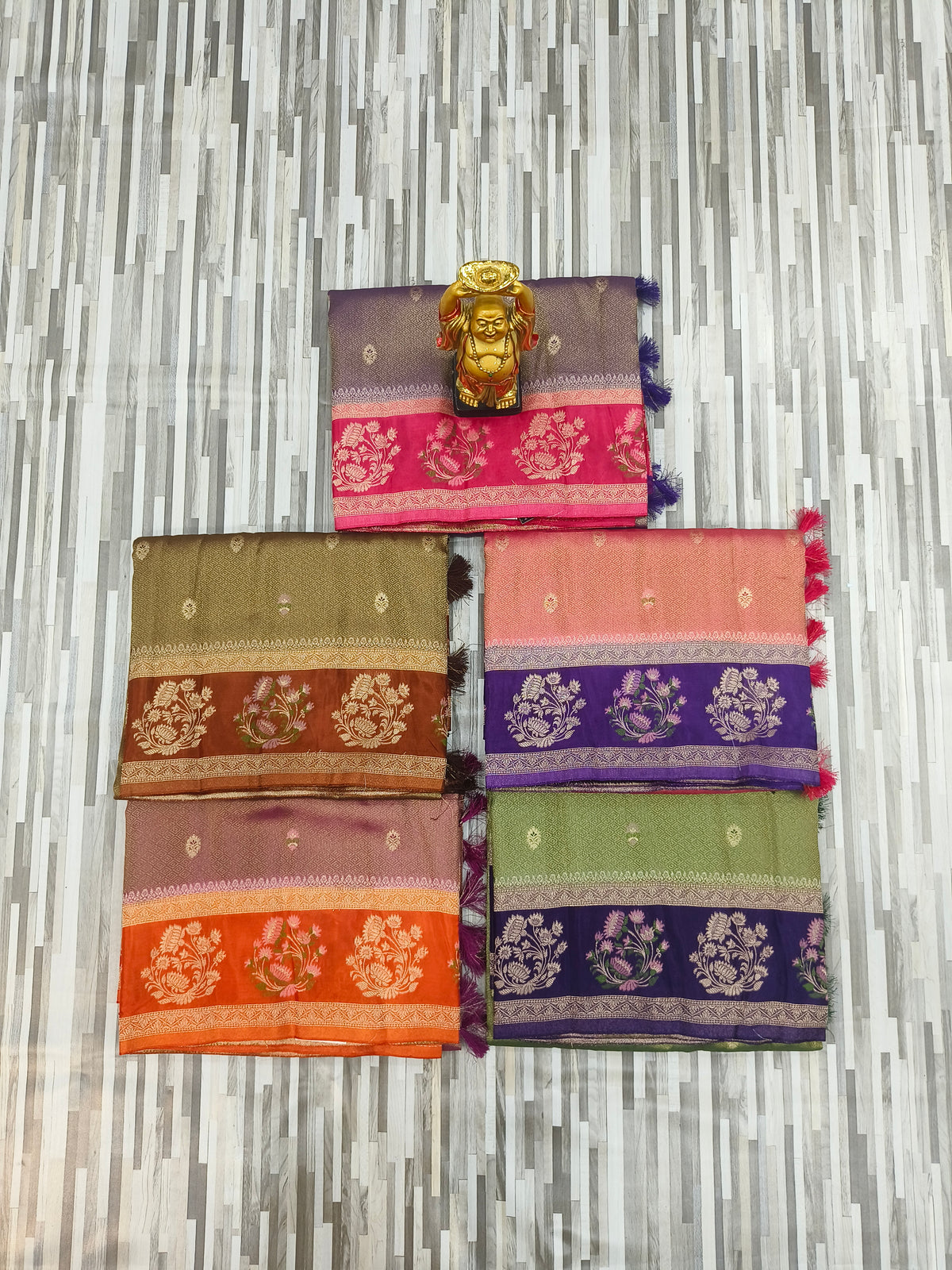 Traditional Floral Border Saree Collection