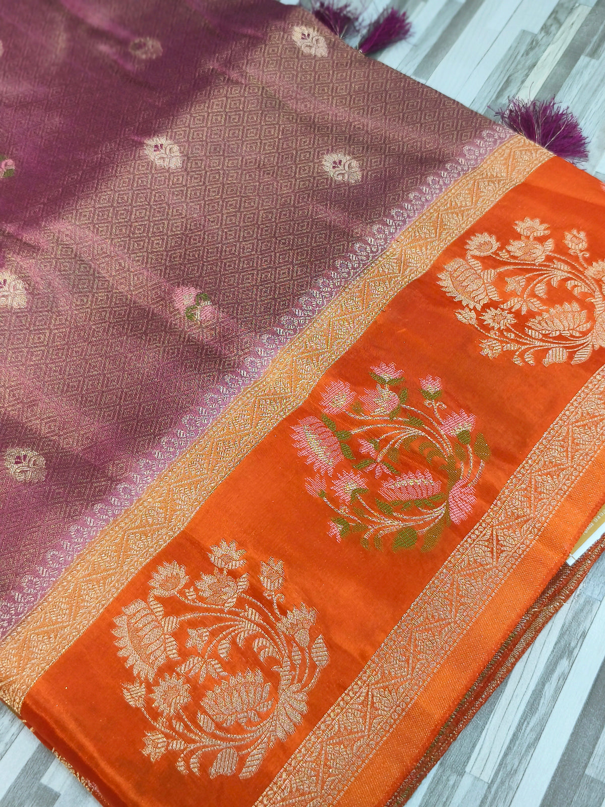 Traditional Floral Border Saree Collection