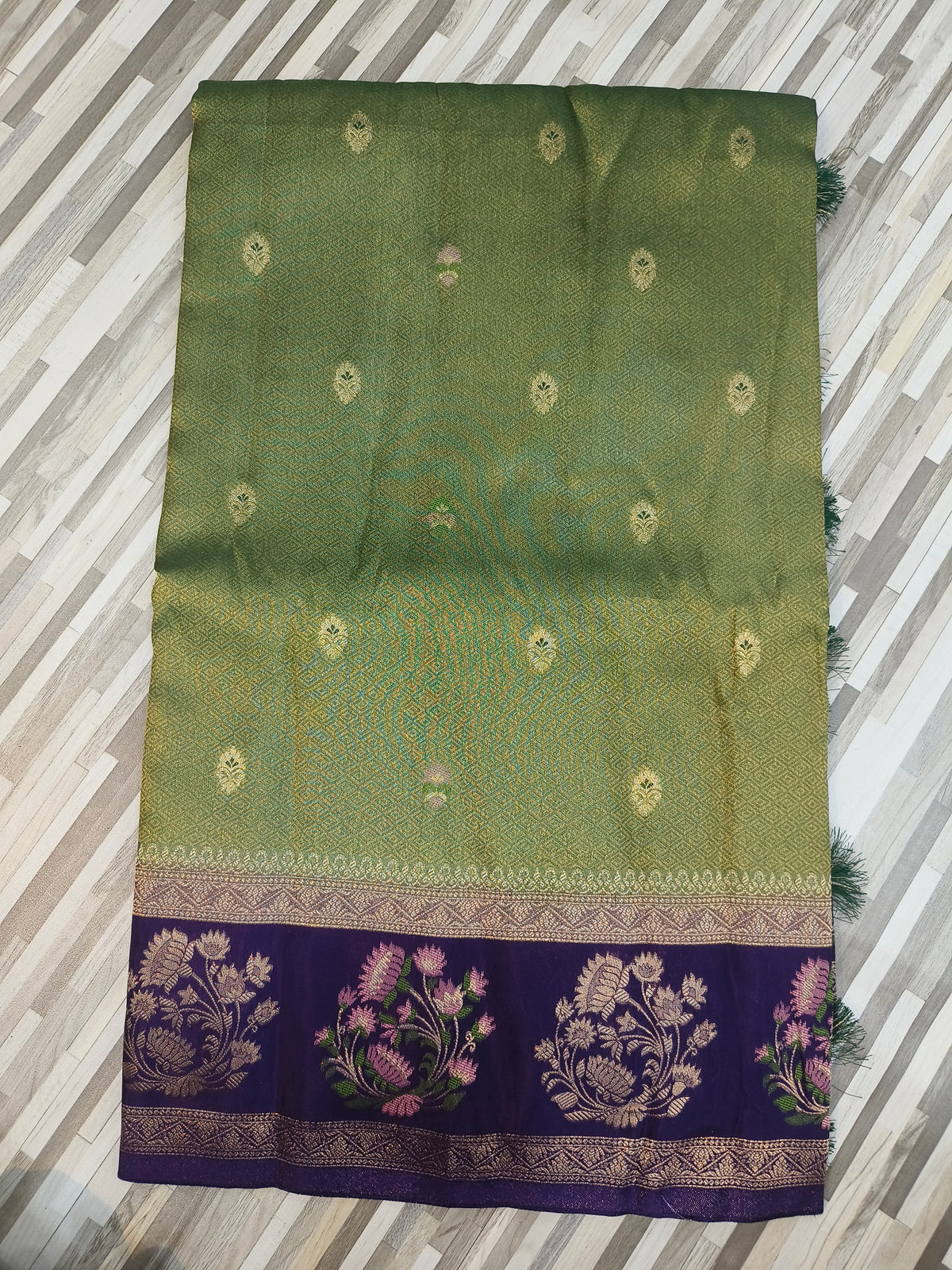 Traditional Floral Border Saree Collection