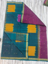 Lepakshi Cotton Saree with Elegant Floral Woven Border