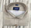 Craze Pure Linen Men’s Shirt – Beige | Solid Casual Shirt