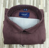 Craze Pure Linen Men’s Shirt – Dusty Mauve Brown | Solid Shirt