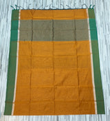 Handloom Cotton Saree – Contrast Border & Tassel Design