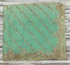 Premium Fendy Chiffon Saree – Wavy Sequin Work with Designer Border