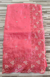 Designer Embroidered Sequins Fabric – Festive & Party Wear