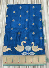 Peacock & Lotus Motif Designer Saree Collection