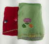 Product Title: Lotus Floral Embroidery Saree with Designer Border