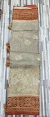Product Title: Floral Zari Woven Silk Saree with Rich Designer Border