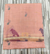 Handloom-Inspired Bird Motif Check Saree – Multicolor Collection